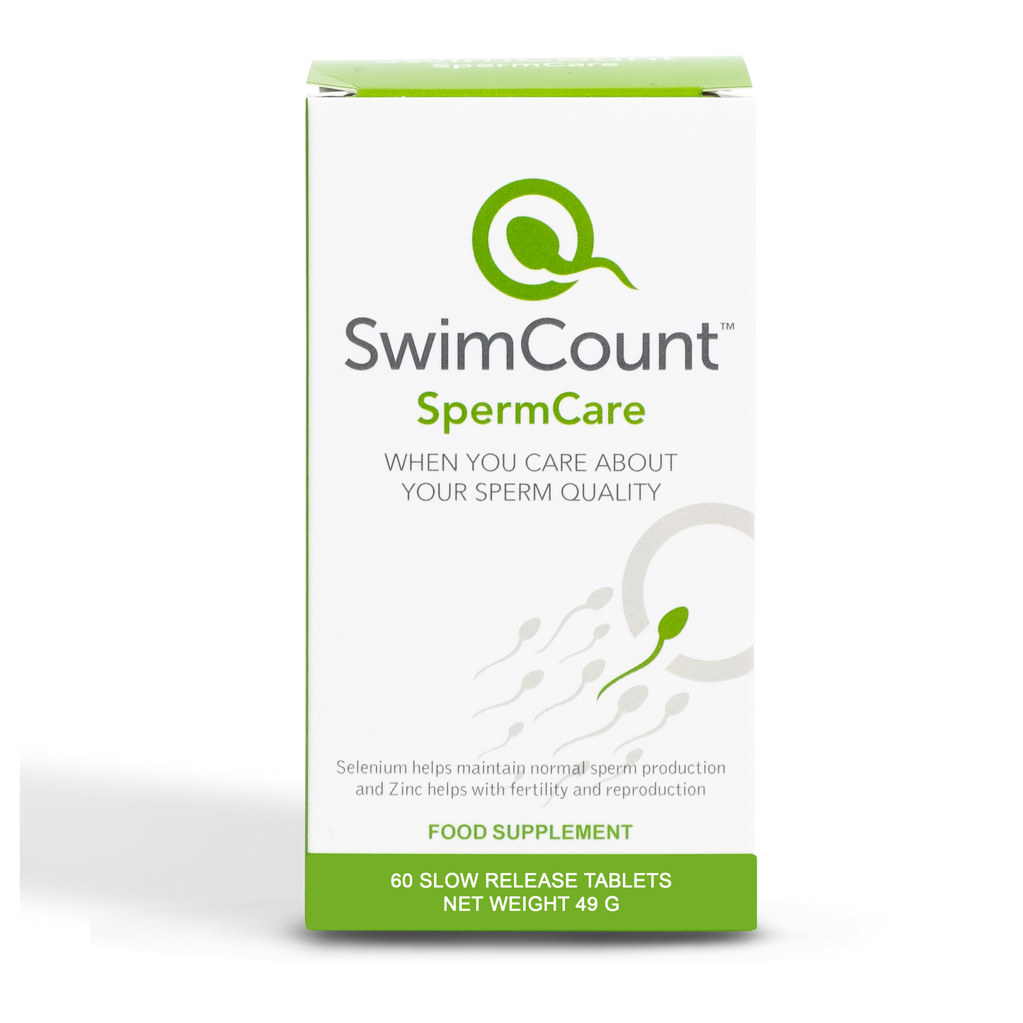 SwimCount™ SpermCare Food Supplement 